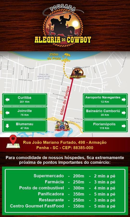 Pousada Alegria Do Cowboy Penha  Exterior foto